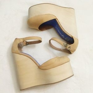 Jeffrey Campbell Havana Beige Wedge